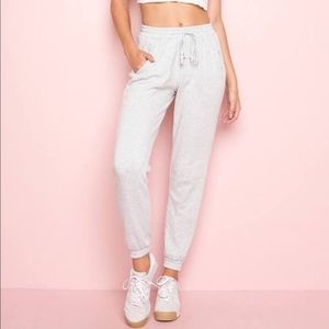 brandy melville grey sweats